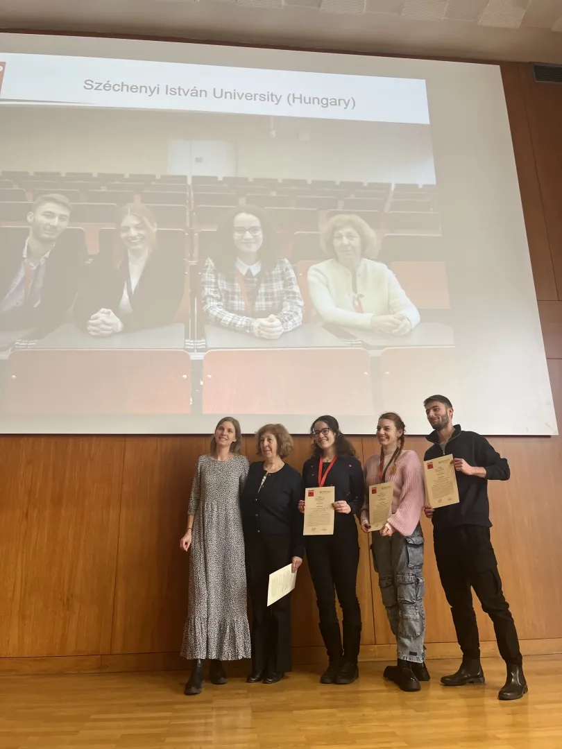 Hallgatóink és Dr. Borbély Katalin az Európai Számviteli Héten - SZE-KGK